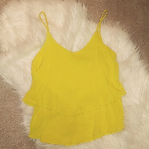 ✨FLOWY TANK TOP WITH CROSS DETAIL✨ - Picture 1 of 5